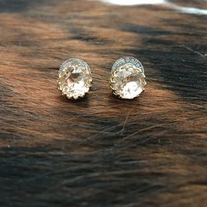 Stella & Dot Nancy Studs in Peach